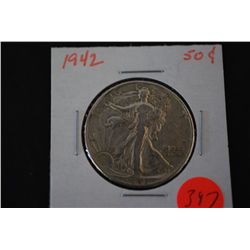 1942 Walking Liberty Half Dollar