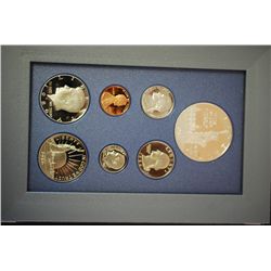 1986-S US Mint Prestige Proof Set W/Ellis Island Commerative $1 & A Nation of Immigrant Commerative 