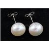 Image 1 : 16.19CTW WHITE RICE PEARL EARRING PHILIPPINES