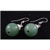 Image 2 : 31.09CTW GREEN FRESHWATER PEARL WITH CORAL EARRING PHIL