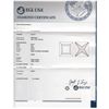 Image 2 : EGL USA 1.01 ctw Certified Princess Brilliant Diamond H