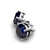 Image 1 : Sapphire 9.00ctw Earring 14kt White Gold