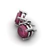 Image 1 : Ruby 9.00ctw Earring 14kt White Gold