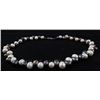 Image 2 : 242.4CTW 18" WHITE-BLACK FRESHWATER PEARL NECKLACE META
