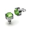 Image 1 : Tourmaline 3.10ctw Earring 14kt White Gold