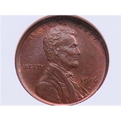 1916-S BU Lincoln Cent MS-65 NGC