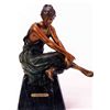 Image 1 : "French Girl" Bronze Sculpture - Rancoulet