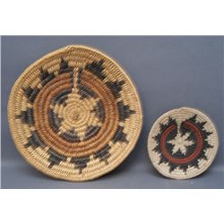 TWO NAVAJO WEDDING BASKETS