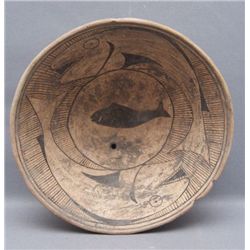 MIMBRES STYLE POTTERY BOWL