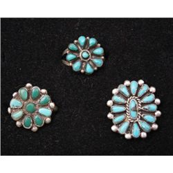 3 NAVAJO RINGS