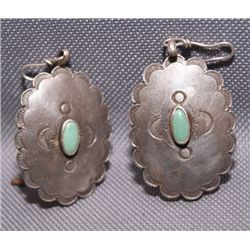 NAVAJO SILVER EARRINGS