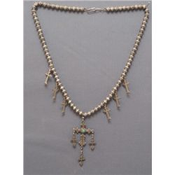 PUEBLO CROSS NECKLACE