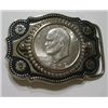 Image 1 : BELT BUCKLE 1972-D EISENHOWER "IKE" DOLLAR *RARE NEW CONDITION*!!