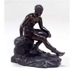 After the classical, a bronze statue of Me...