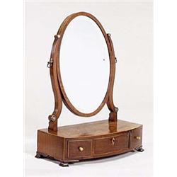 An early 19th century mahogany and boxwood...