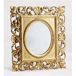 A 19th century Florentine giltwood rectang...