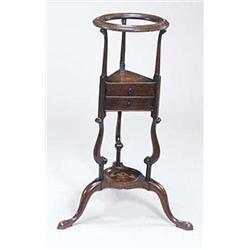 A mahogany washstand in George III style,...