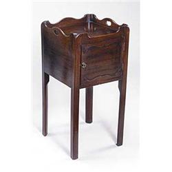 An early 19th century mahogany pot cupboar...