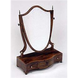 A George III mahogany and tulipwood crossb...