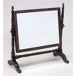 A George IV mahogany dressing table mirror...