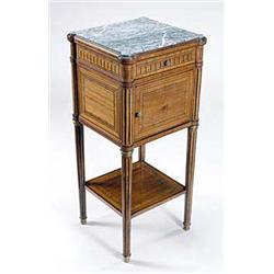 A late 19th century French mahogany, kingw...