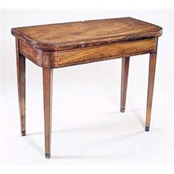 An early 19th century mahogany crossbanded...