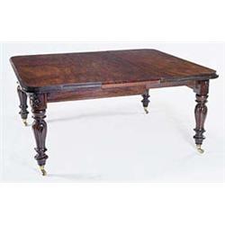 A William IV mahogany extending dining tab...
