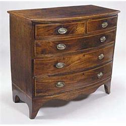 A late George III mahogany and kingwood cr...