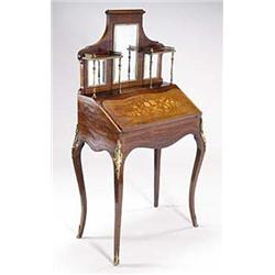 A late 19th century French rosewood bonheu...