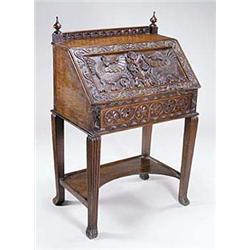 An Anglo-Indian hardwood bureau, the raise...