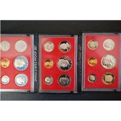1980-S, 1981-S & 1982-S US Mint Proof Set; Lot of 3