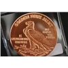 Image 2 : Golden State Mint Copper Round; .999 Fine Copper 1 Oz.; "1929 Indian Chief"