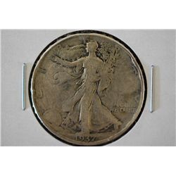 1937 Walking Liberty Half Dollar