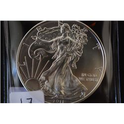 2011 Silver Eagle $1