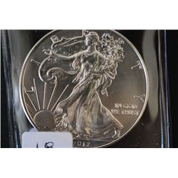 2012 Silver Eagle $1