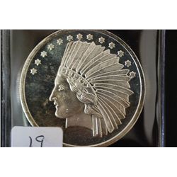 SilverTowne Silver Round; .999 Fine Silver 1 Oz.