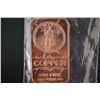 Image 1 : 2012 Copper Ingot; .999 Fine Copper 1 Oz.