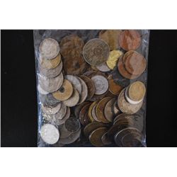 World Coins & Tokens; Various Dates, Conditions & Denominations; Lot of 75