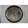 Image 1 : American Precious Metals Exchange Silver Round; .999 Fine Silver 1/4 Oz.; "Standing Liberty"