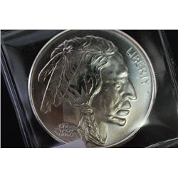 Silver Round; .999 Fine Silver 1 Oz.; "Buffalo Nickel"