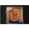 Image 2 : Copper Round; .999 Fine Copper 1 Oz.; "Liberty Bust"