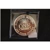 Image 2 : 1987 Sunshine Mining Silver Round; .999 Fine Silver 1 Oz.