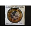 Image 1 : Flamingo Hilton Las Vegas NV Limited Edition Two-Tone $10 Gaming Token; .999 Fine Silver .60% Oz. AS