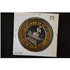 Image 2 : Flamingo Hilton Las Vegas NV Limited Edition Two-Tone $10 Gaming Token; .999 Fine Silver .60% Oz. AS