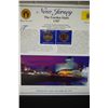 Image 1 : 1999 US New Jersey State Quarter Mint Set W/Postal Stamps; P&D Mints; Lot of 2