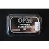Image 1 : OPM, LLC Silver Ingot; .999 Fine Silver 1 Oz.; From Recycled Resources