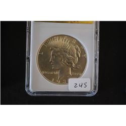 1935 Peace $1; MCPCG Graded MS64