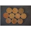Image 2 : Indian Head One Cent; Various Dates & Conditions; Lot of 10