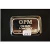 Image 1 : OPM, LLC Silver Ingot; .999 Fine Silver 1 Oz.; From Recycled Resources