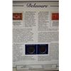 Image 2 : 1999 US Delaware State Quarter Coin Set W/Postal Stamps; P&D Mints; Lot of 2